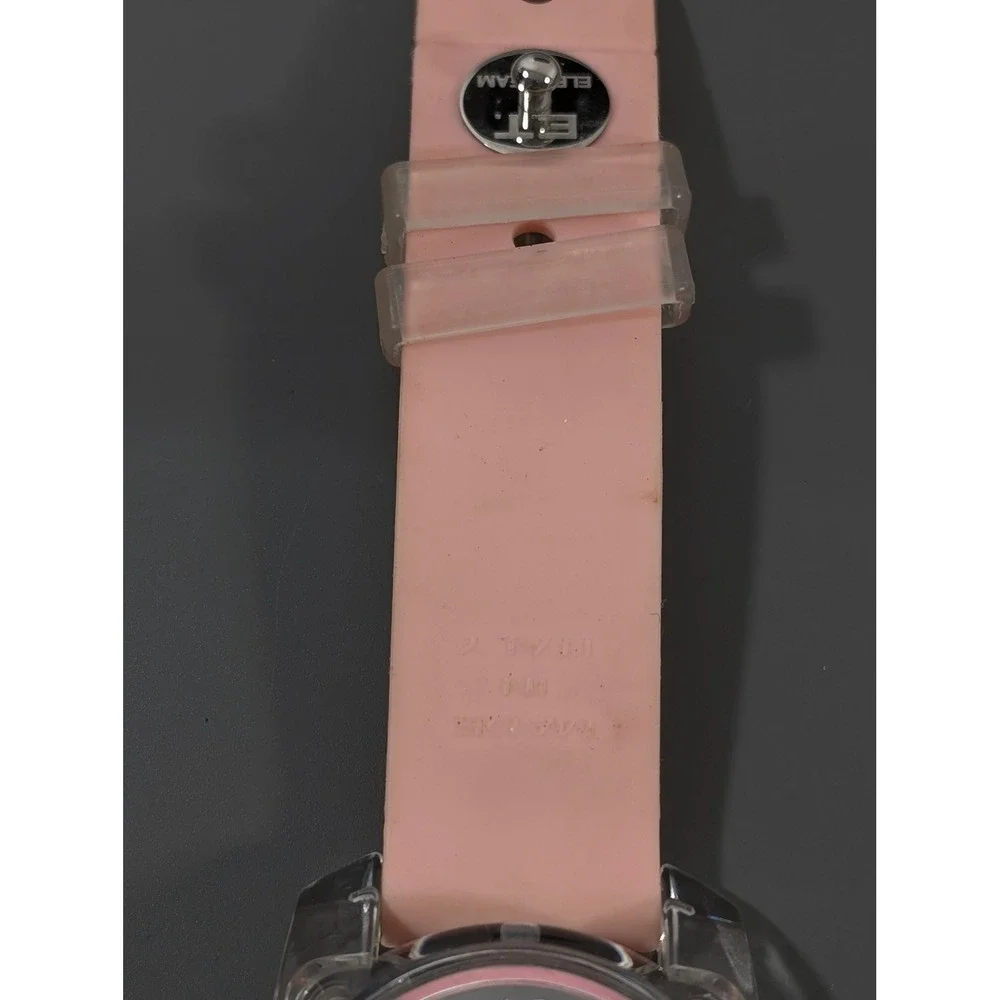 Locman Italy Elba Team Watch Pink Silicone‎ Band Working Date New Battery 8